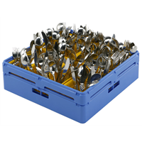 Кассета синяя с 16 контейнерами для столовых приборов