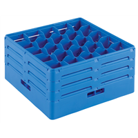 Кассета синяя для 25 стаканов диаметром 80 мм и высотой 220 мм