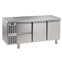 Стол морозильный Electrolux, 415 л, 2 двери и 2 ящика