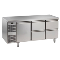 Стол холодильный Electrolux, 1 дверь и 4 ящика, 415 л