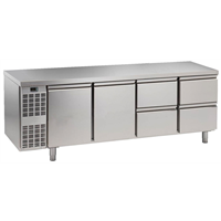 Стол холодильный Electrolux, 2 двери и 4 ящика, 560 л