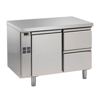 Стол холодильный Electrolux, 1 дверь и 2 ящика, 265 л, выносной холодильный агрегат