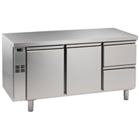 Стол холодильный Electrolux, 2 двери и 2 ящика, 415 л, выносной холодильный агрегат