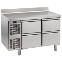 Стол холодильный Electrolux, 4 ящика, 265 л, бортик рабочей поверхности